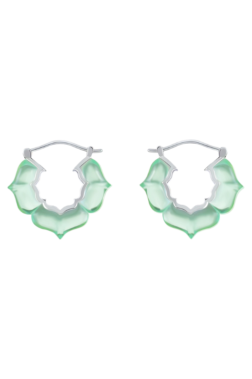 Celadon Green JELLY PATTERN Earrings