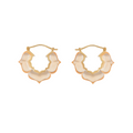 Amber Glaze JELLY PATTERN Earrings (Silver / Gold)