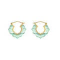 Celadon Green JELLY PATTERN Earrings