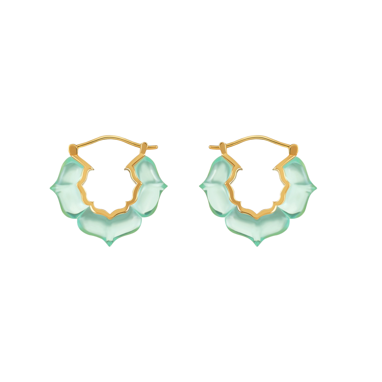 Celadon Green JELLY PATTERN Earrings